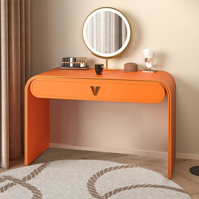 Coiffeuse italienne orange avec miroir intelligent