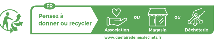 Pensez à donner ou recycler : association, magasin ou déchèterie