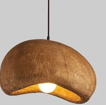 Suspension nuage effet bois, 60 cm