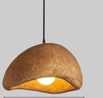 Suspension nuage effet bois, 40 cm
