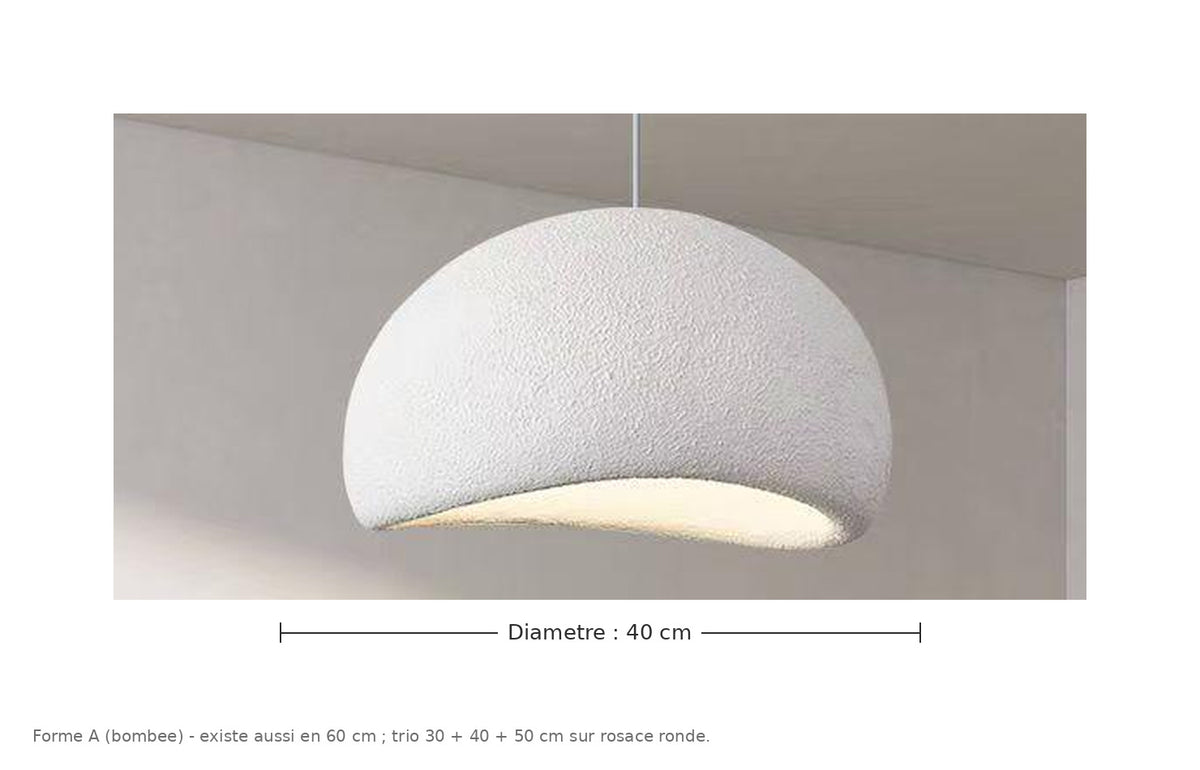 Suspension wabi-sabi - dimensions : Ø 40 cm