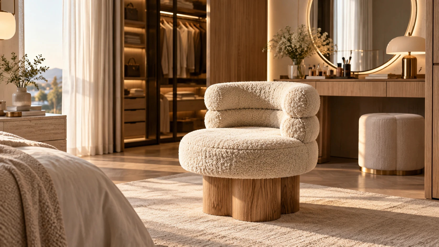 Coiffeuse AUBRYNE dans une chambre
